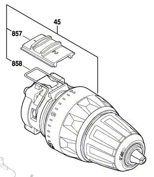 Boitier engrenage réf. 2 609 199 296 Bosch